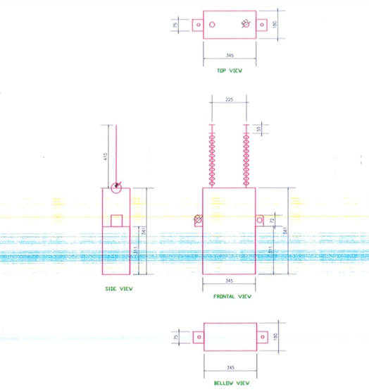 Single-Phase Capacitor Technical Diagram